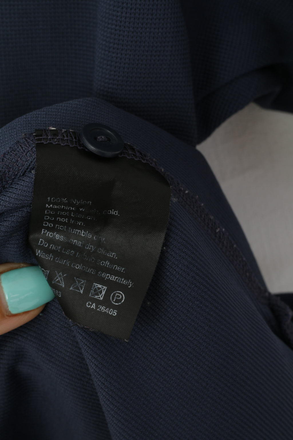 Helly Hansen Polo pour homme en nylon bleu marine avec logo HH Sailing uni à manches courtes