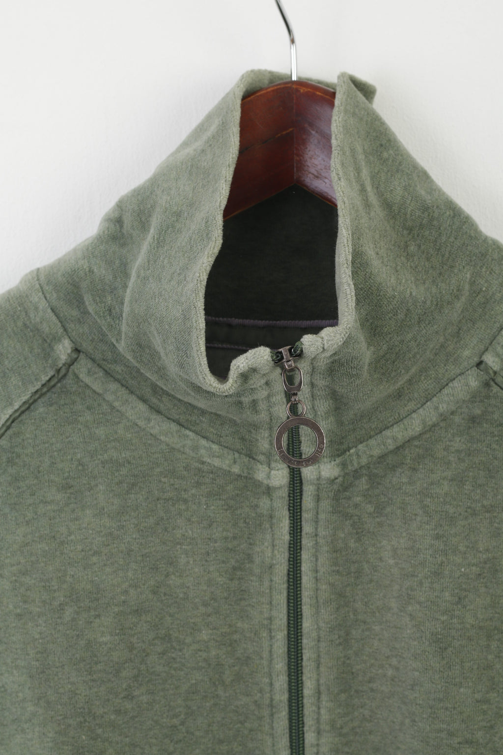 Everlast Women M  Sweatshirt Green Boxing Vintage Cotton Blend Zip Up Sportswear Top