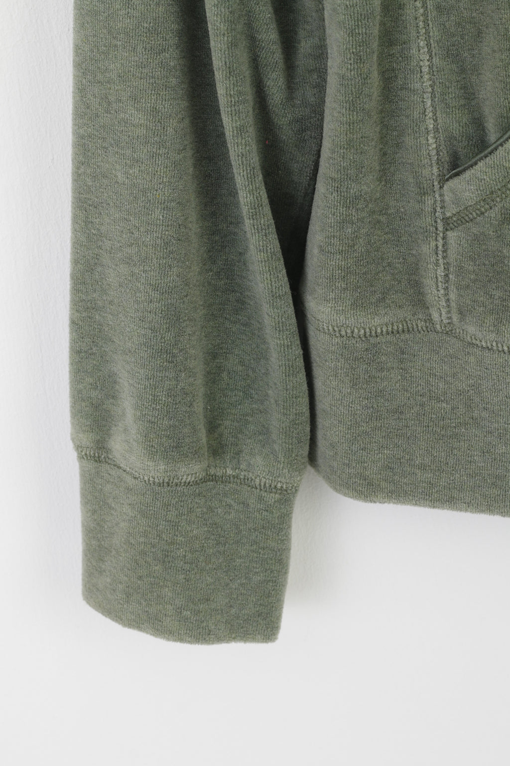 Everlast Women M  Sweatshirt Green Boxing Vintage Cotton Blend Zip Up Sportswear Top