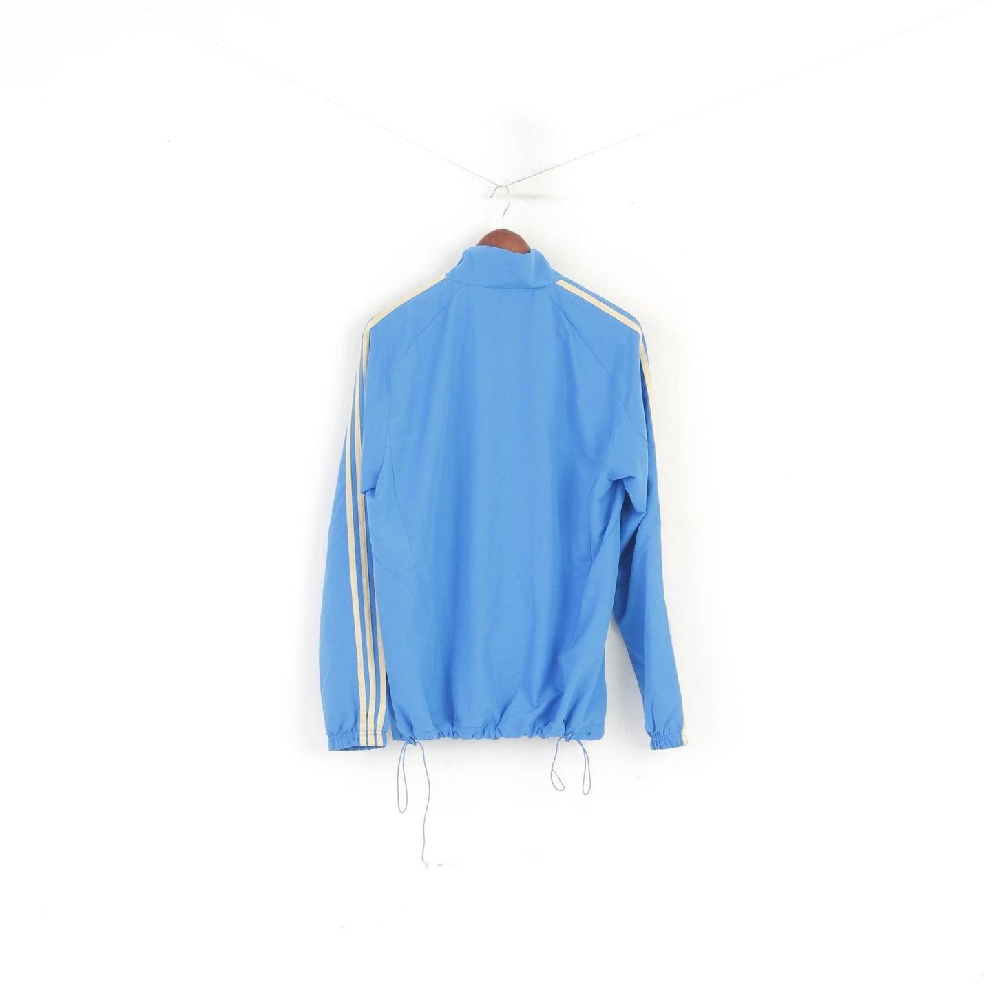 Adidas Olympique de Marseille Men M 174 Jacket Blue Football Full Zipper Sport Track Top