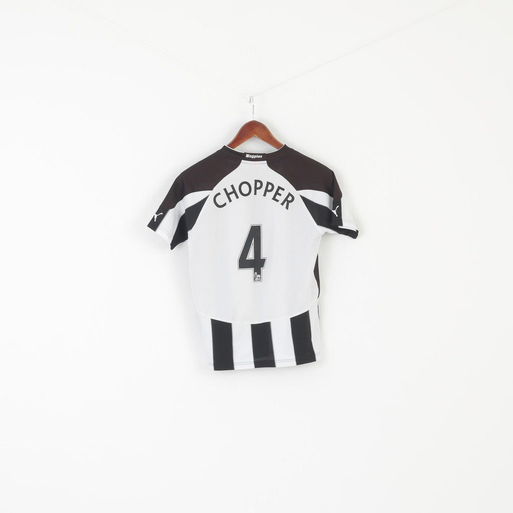 Puma Newcaste United Boys 152 YL Shirt White Black Football Jersey Choper 4 Top