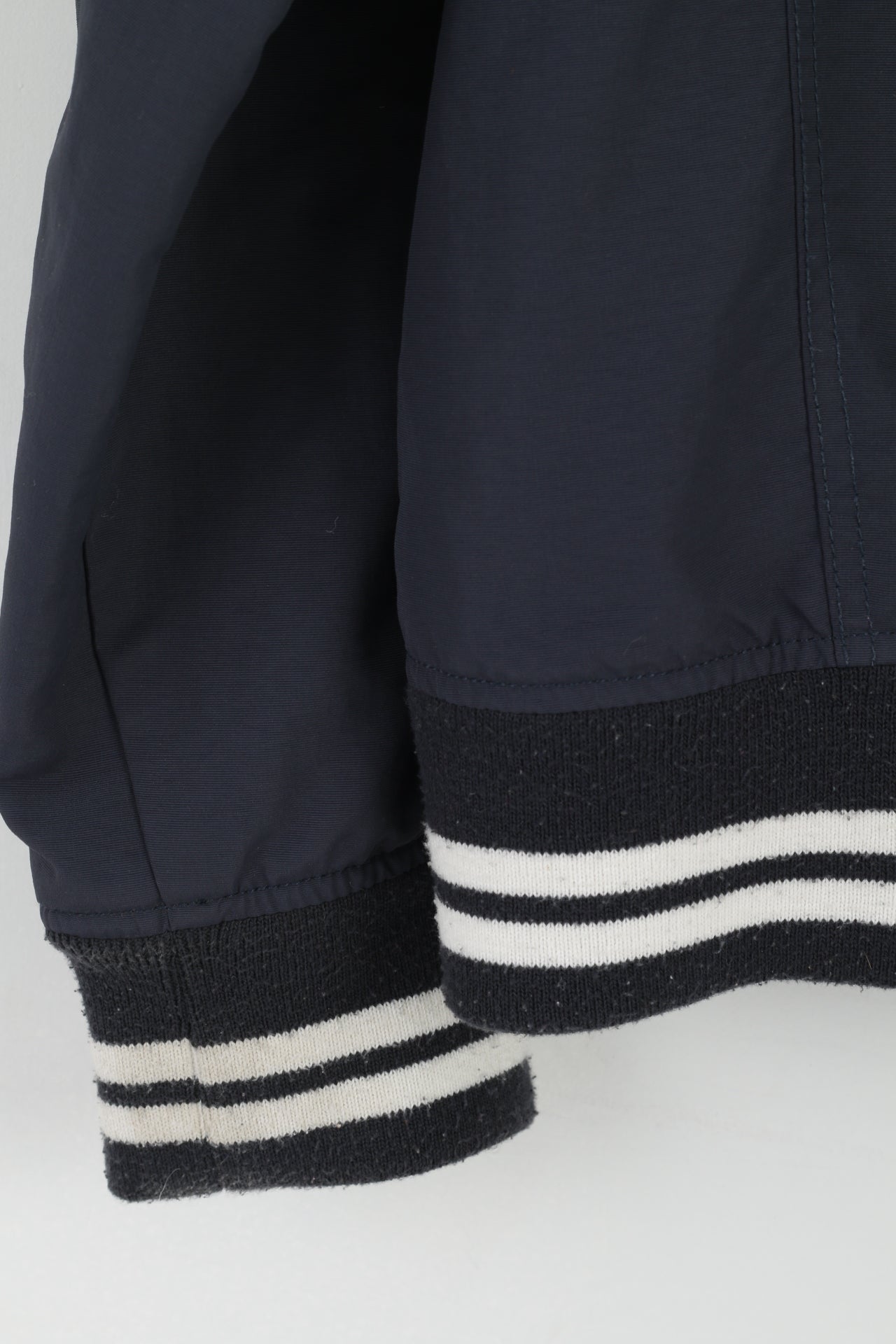 Tom Tompson Men 3XL (2XL) Jacket Navy Nylon Zip Up Detroit Tigers Champion Baseball