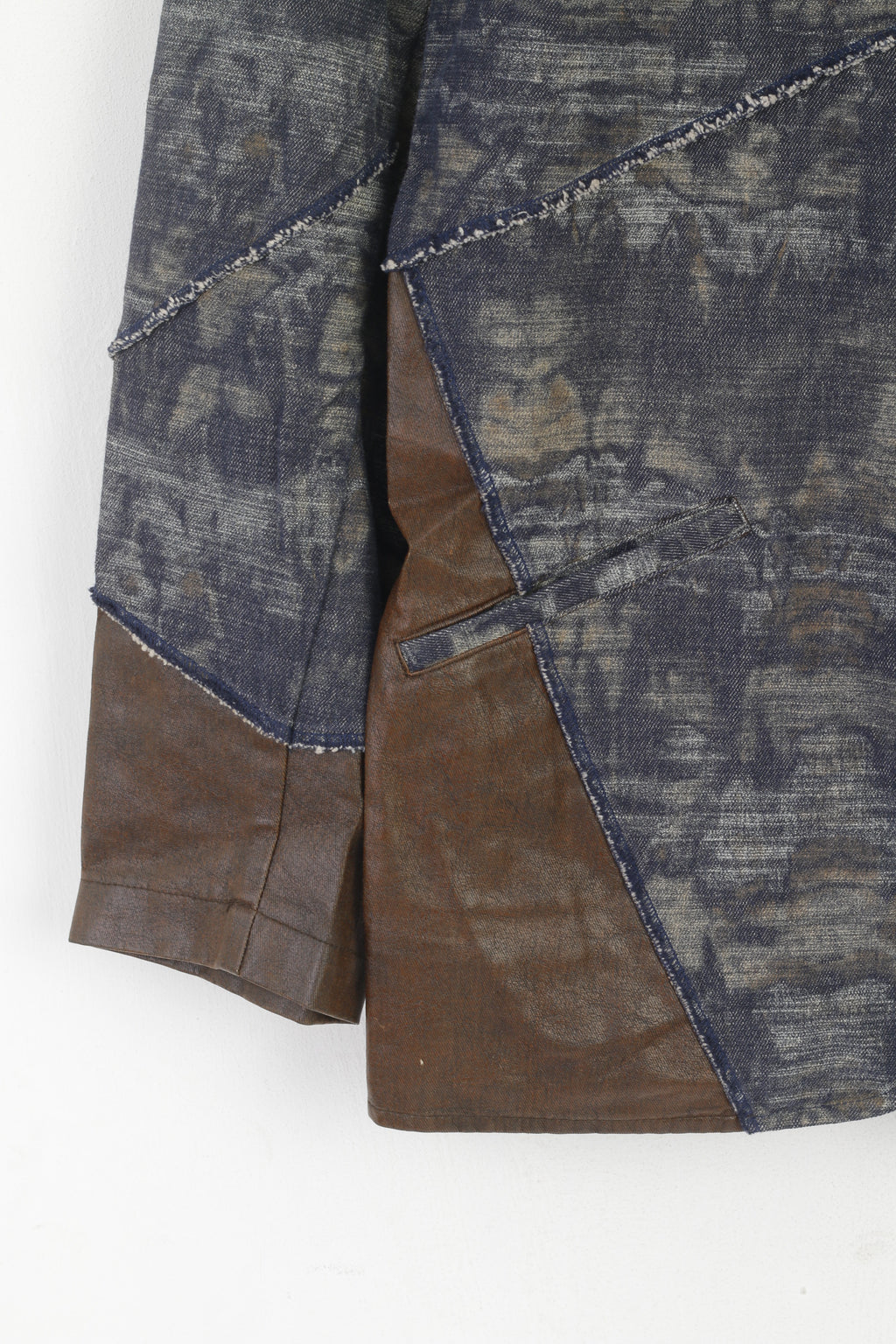 Tilber Women 12 38 M Jacket Navy Cotton Western Vintage Single Breasted Blazer