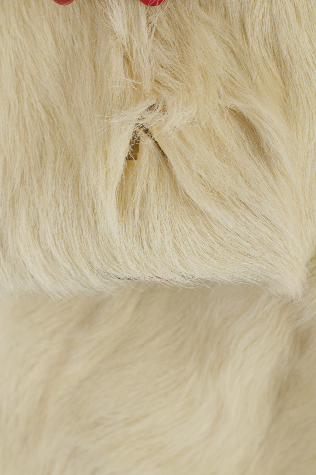 Retro Women S Jacket Beige Faux Fur Boho Hippy Buttoned Warm Fit Top