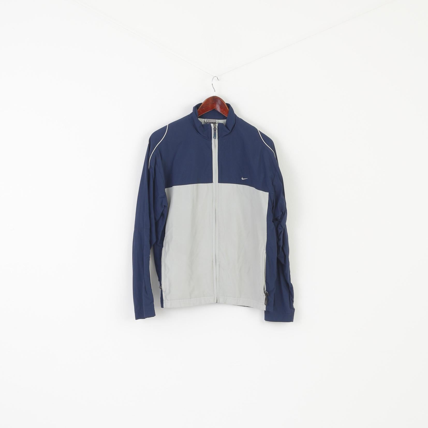 Nike Youth XL 164 176 Jacket Navy Vintage Sportswear Full Zipper Active Top