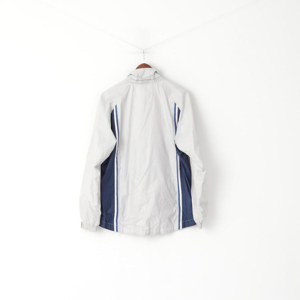 Giacca Nike Uomo M 178 Giacca grigia leggera da allenamento per abbigliamento sportivo con cerniera intera