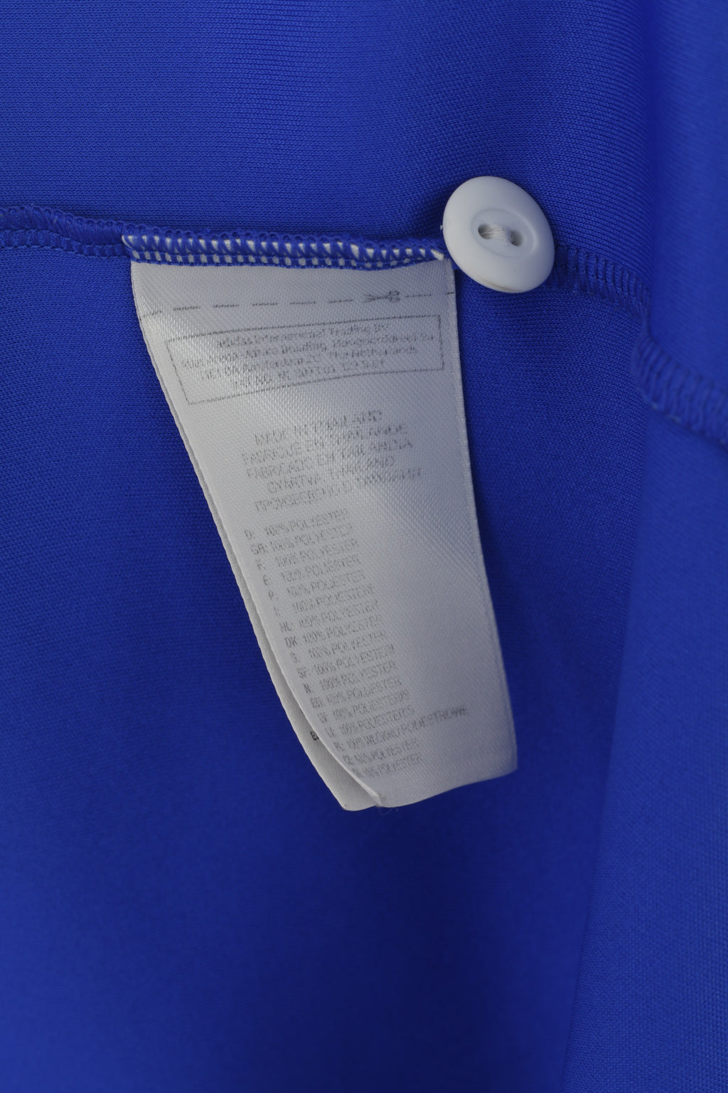 Adidas Schalke 04 Youth 170 15-16 Age Polo Shirt Blue Football Vintage Jersey Top