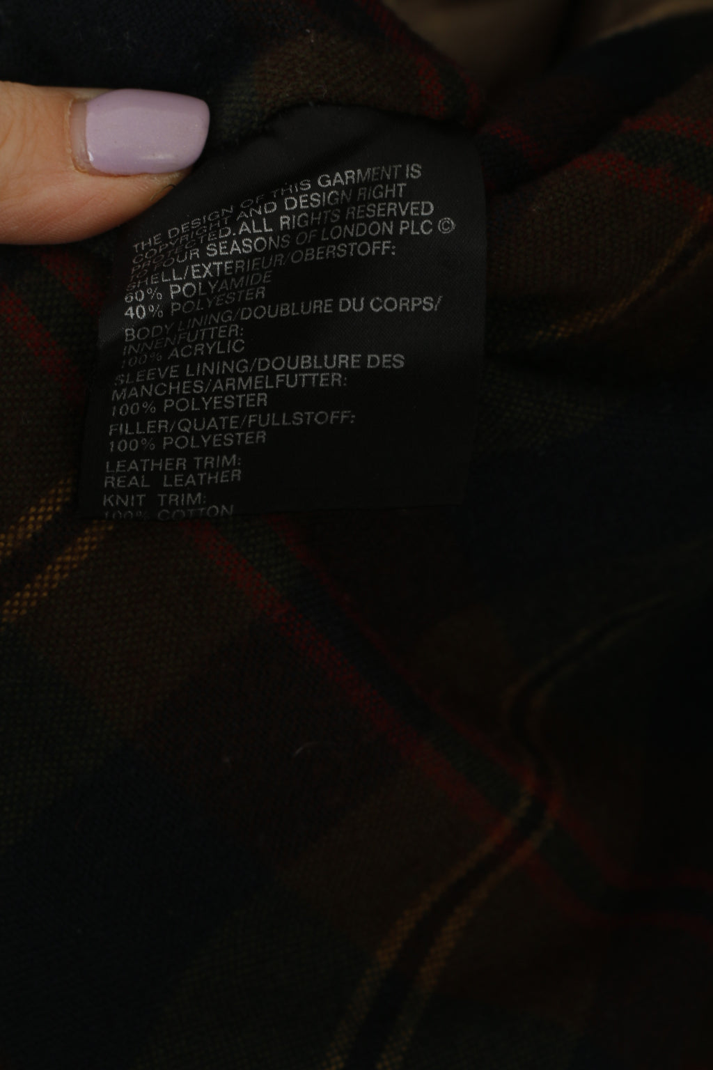 Rainman London Men L Jacket Green Padded Nylon Bomber Classic Zip Up Top