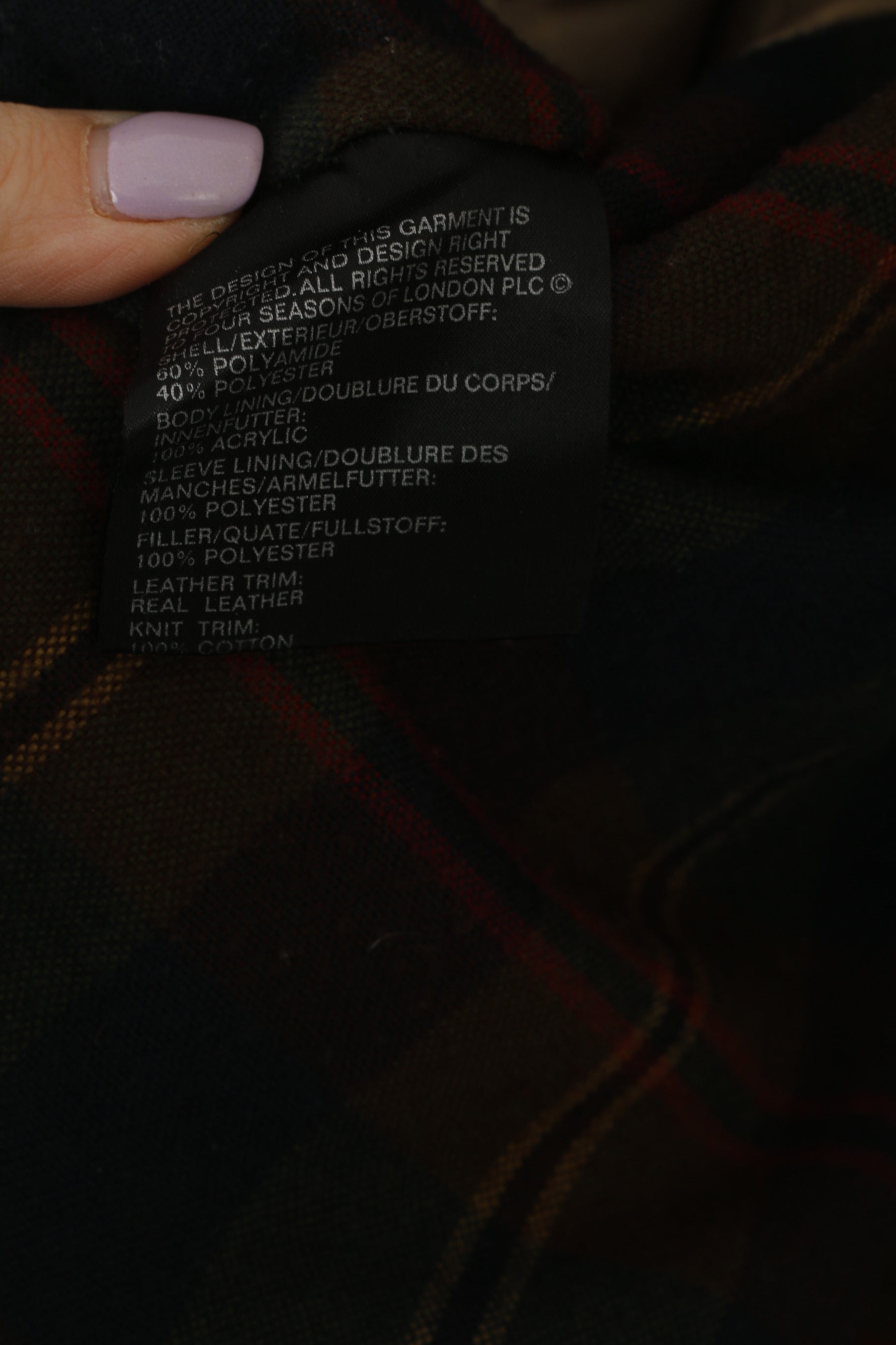 Rainman London Men L Jacket Green Padded Nylon Bomber Classic Zip Up Top