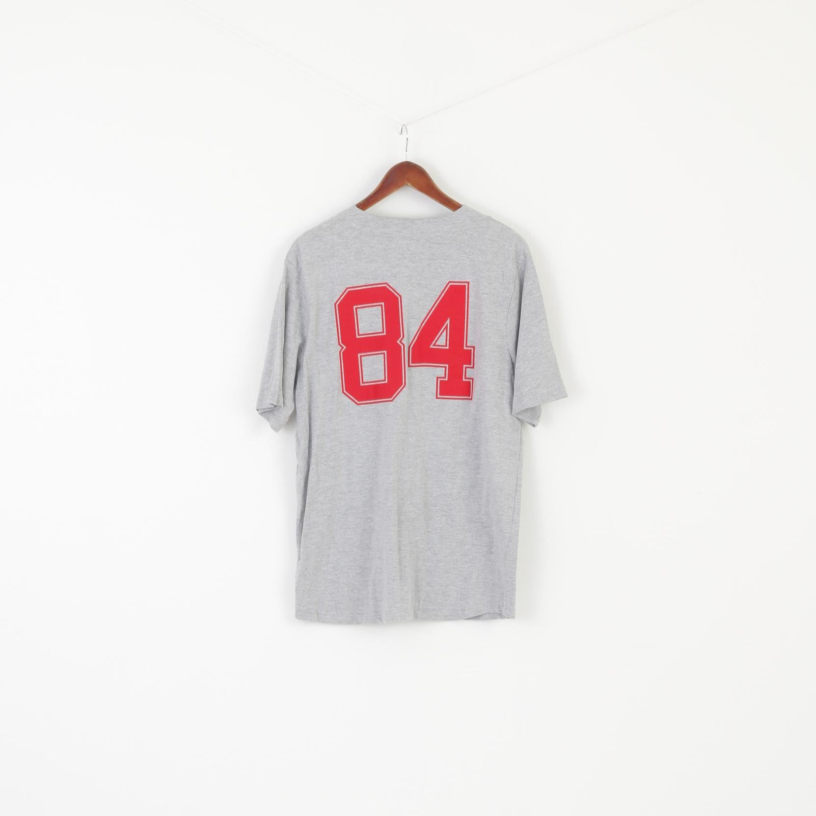 Ghostbuters Hommes M Chemise Gris Coton Vintage Boutonné Graphique #84 Haut