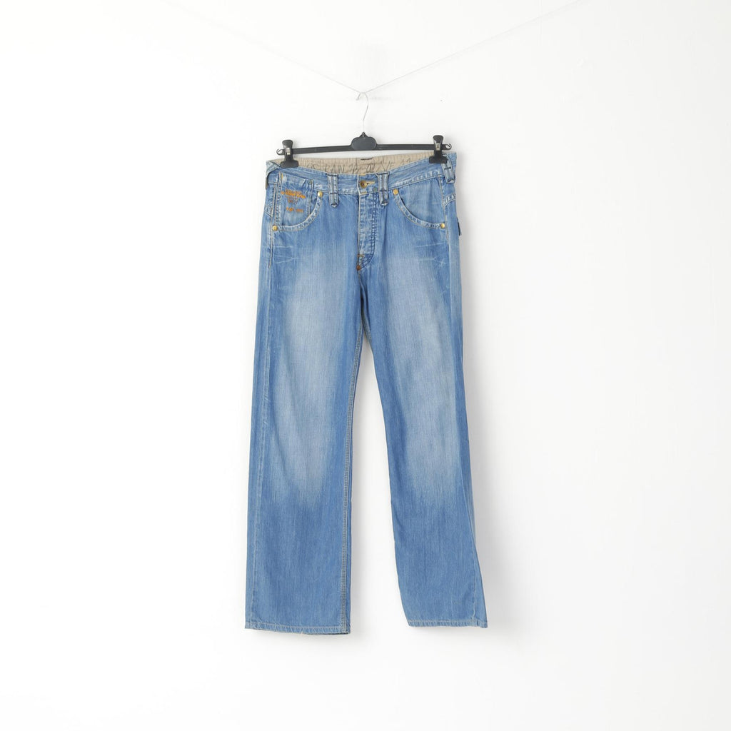 G-STAR RAW Men W 31 L 34 Trousers Denim Blue Jeans Cotton Postal Pant Loose