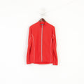 Killtec Chemise à manches longues pour homme Rouge Warm Up Activewear Full Zip Sport Ski Top