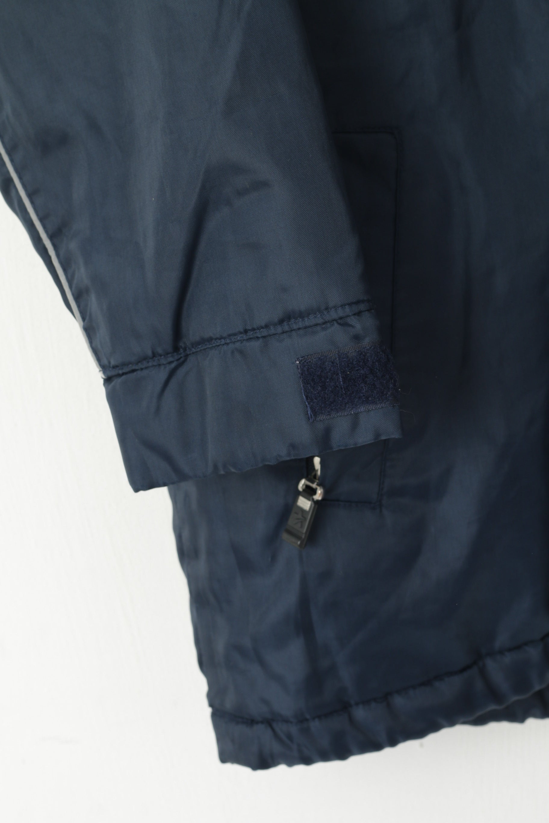 Veste Prostar Youth 152 bleu marine rembourrée Deeping Rangers Football Club avec capuche cachée