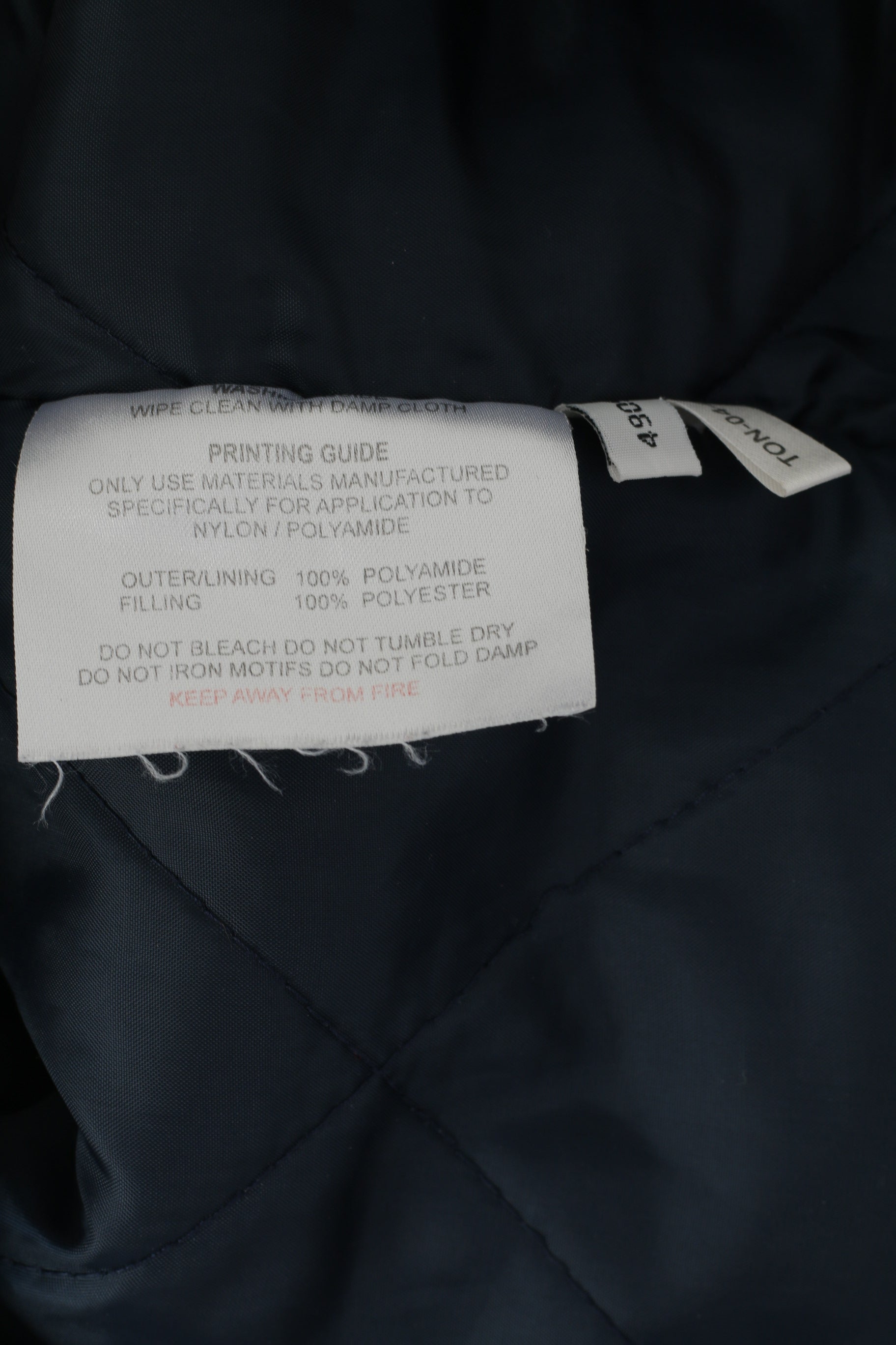 Veste Prostar Youth 152 bleu marine rembourrée Deeping Rangers Football Club avec capuche cachée