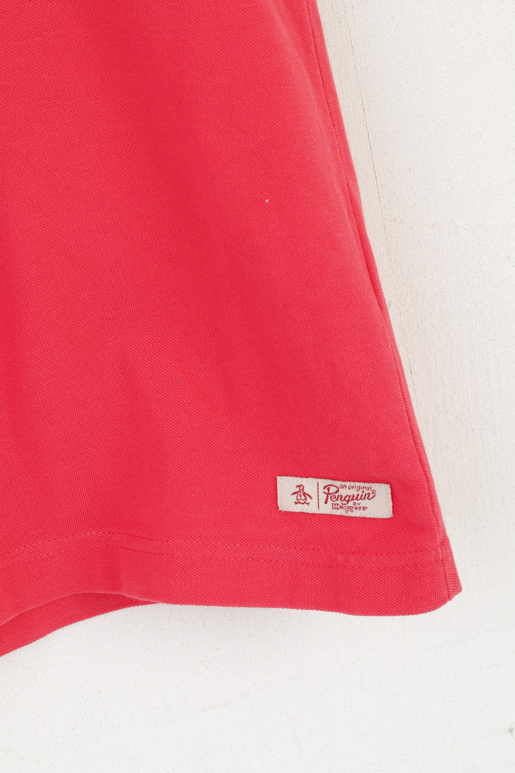 Penguin Men S Polo Shirt Coral Cotton Heritage Slim Fit Pocket Classic Top