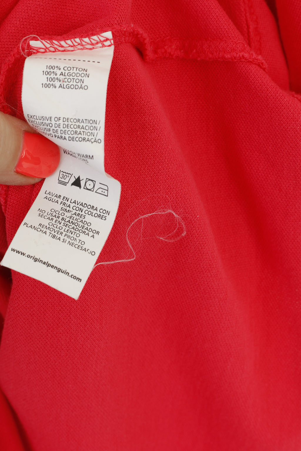 Penguin Men S Polo Shirt Coral Cotton Heritage Slim Fit Pocket Classic Top