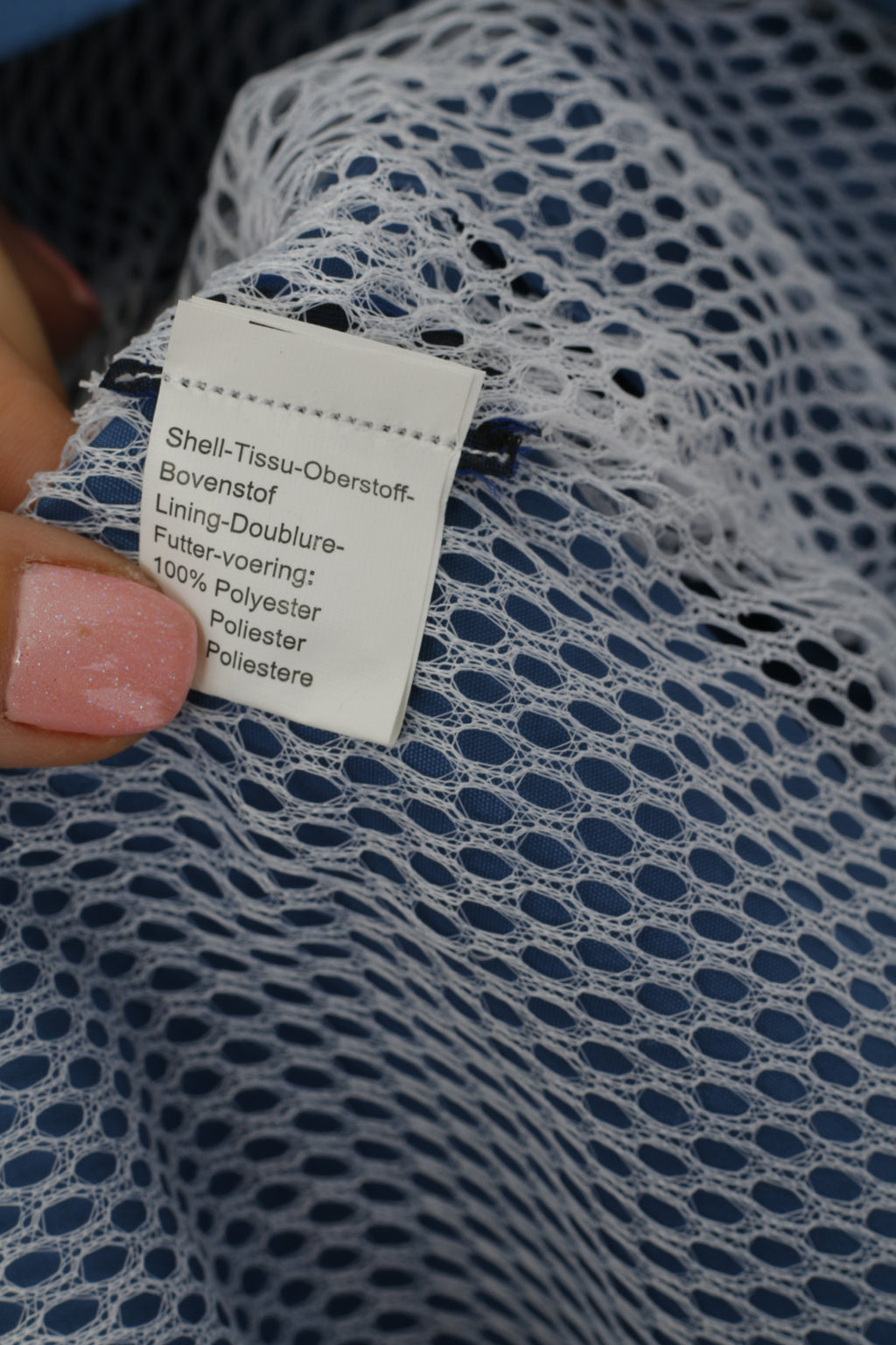 Thomas Wear Men XL Jacket Blue Beige Golf Wear Full Zipper Lightweight Top