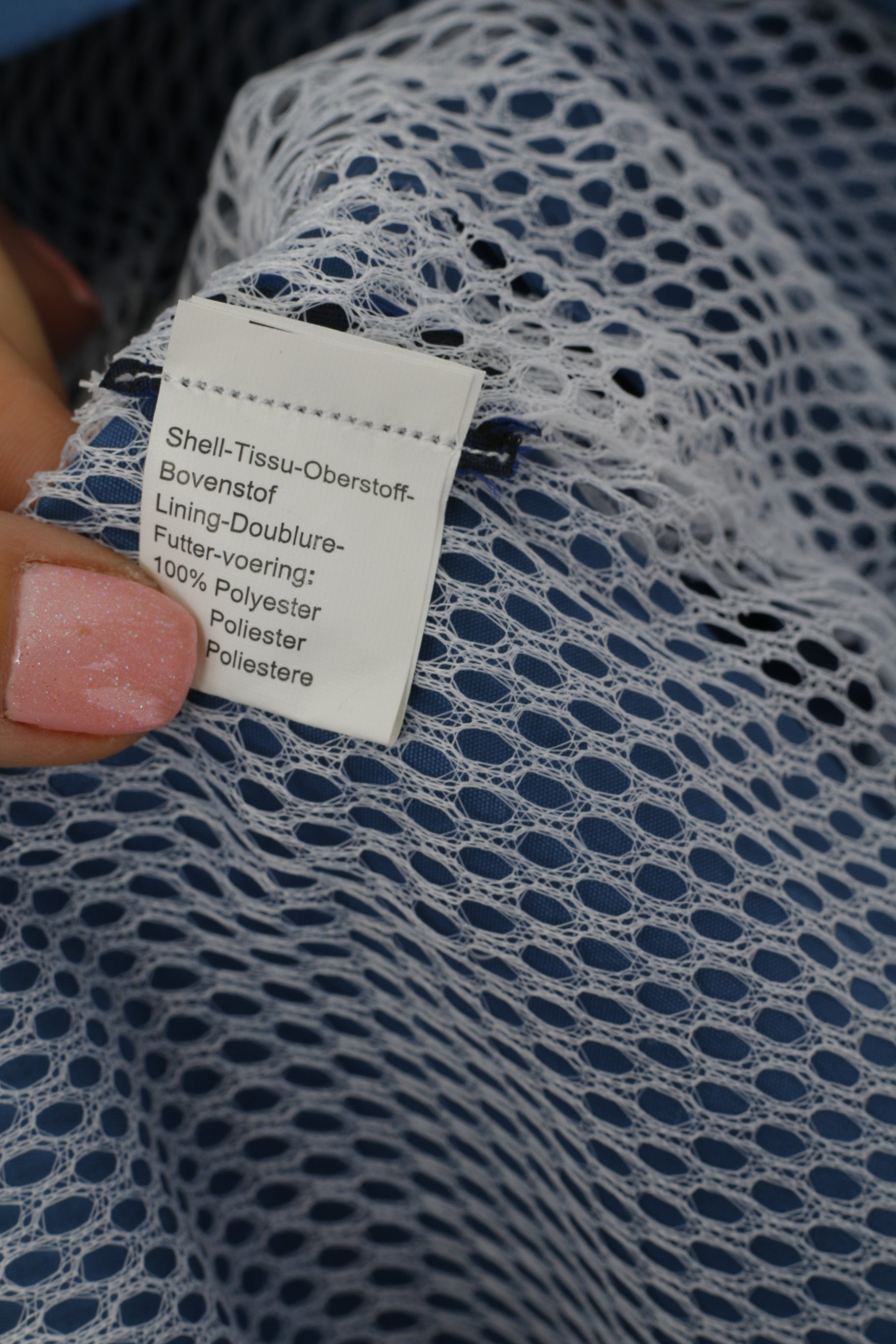 Thomas Wear Men XL Jacket Blue Beige Golf Wear Full Zipper Lightweight Top