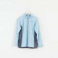 Giacca Umbro da donna 42 L blu con cerniera intera leggera e sportiva attiva