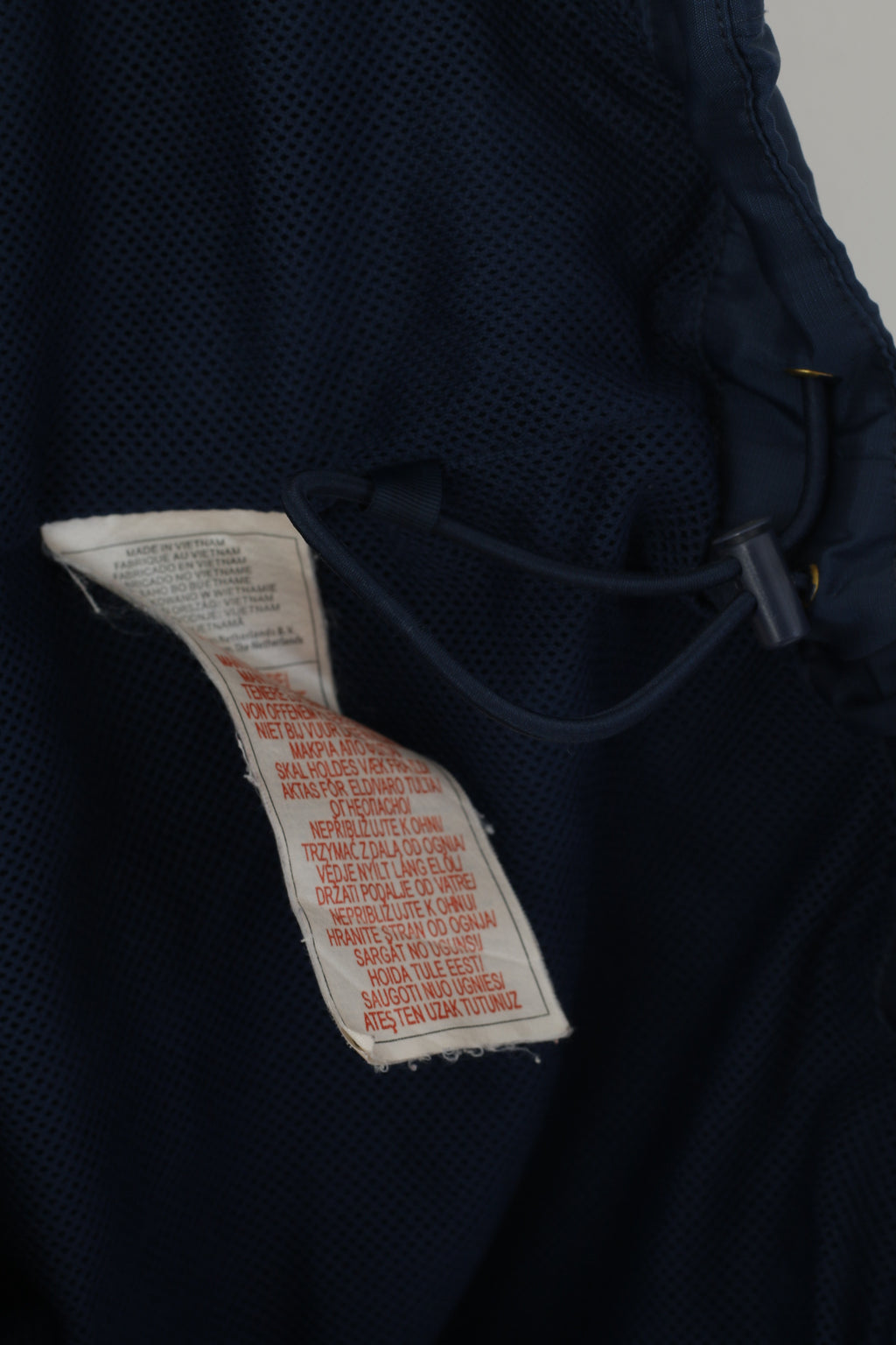 Nike Men XL 188 Jacket Navy Lightweight Vintage Run Sportswear Zip Up Top