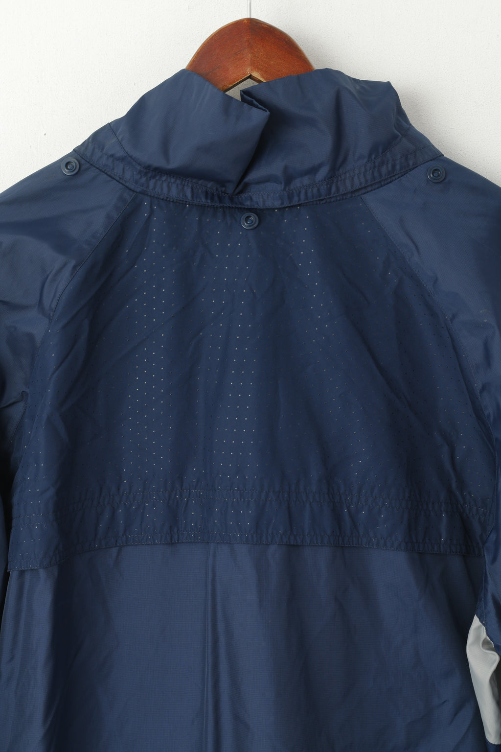 Nike Men XL 188 Jacket Navy Lightweight Vintage Run Sportswear Zip Up Top