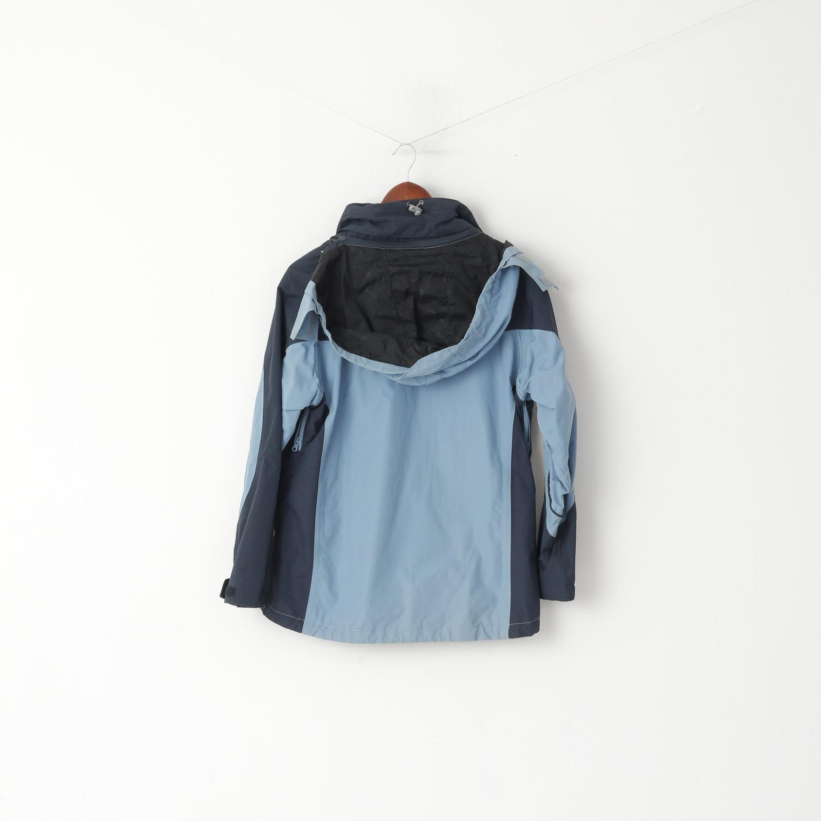 Giacca Hi-Tec da donna M Blue Lady Foggia con cappuccio in nylon Outdoor 1500 Technology Top