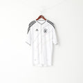Deutschland Men XXXL (XL) Shirt White Deutscher Fussball Bund V Neck Jersey Top