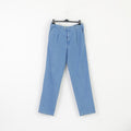 New Brax Men 38 Jeans Trousers Blue Cotton Ted Classic Long Straight Pants