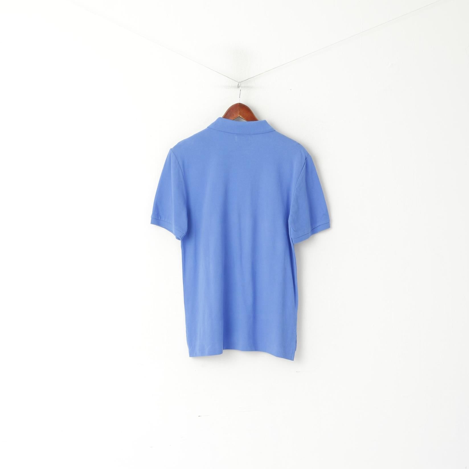 Chaps Youth XL 18-20 Age Polo Bleu Coton Logo Brodé Haut Classique