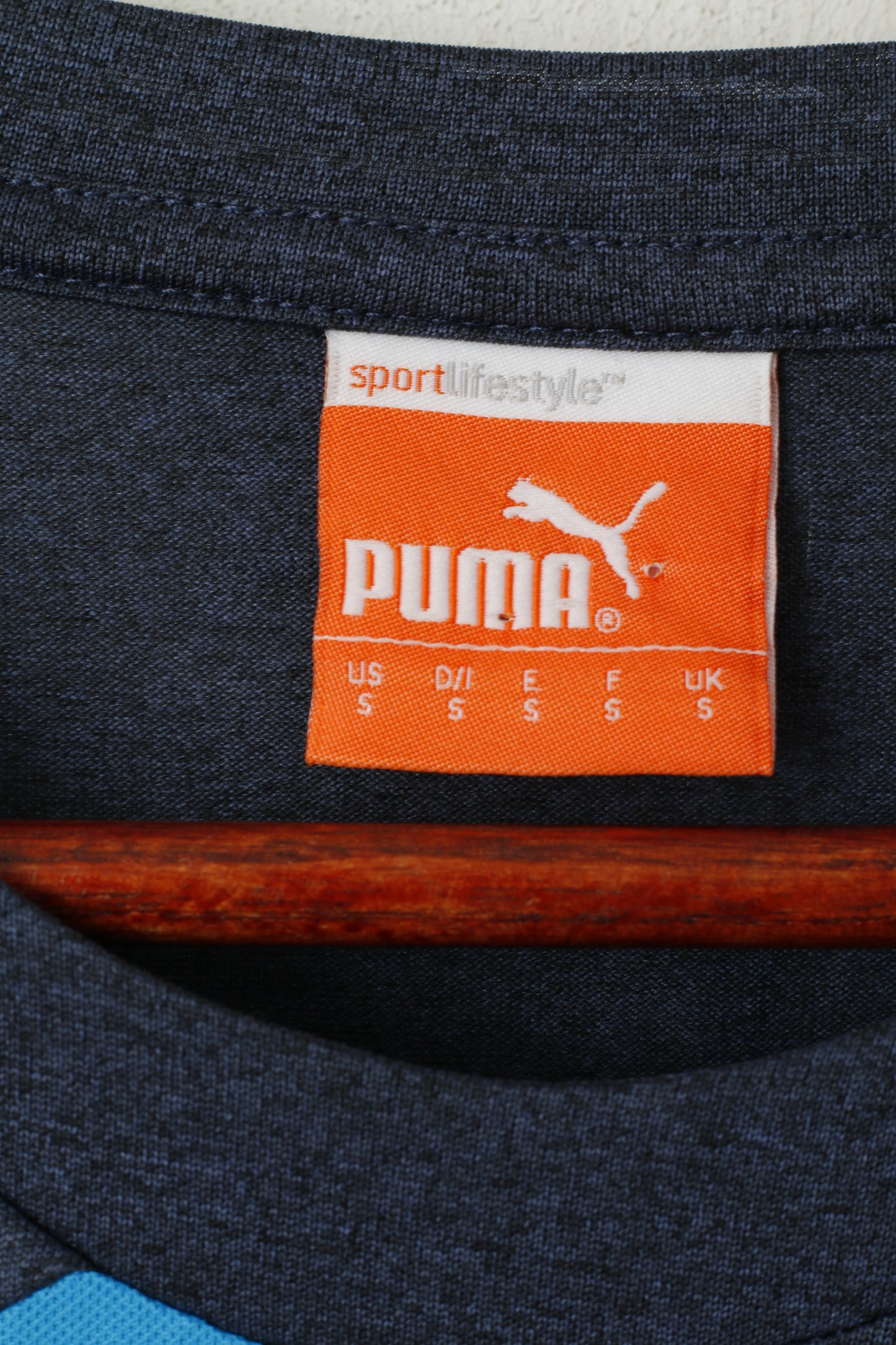 Puma Men S Shirt Navy Newcastle United Football #1 Grandad Jersey Sport Top