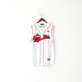 Sir Benni Miles Men XL Shirt White Shiny Limietd Edition Team Sport Jersey Vest