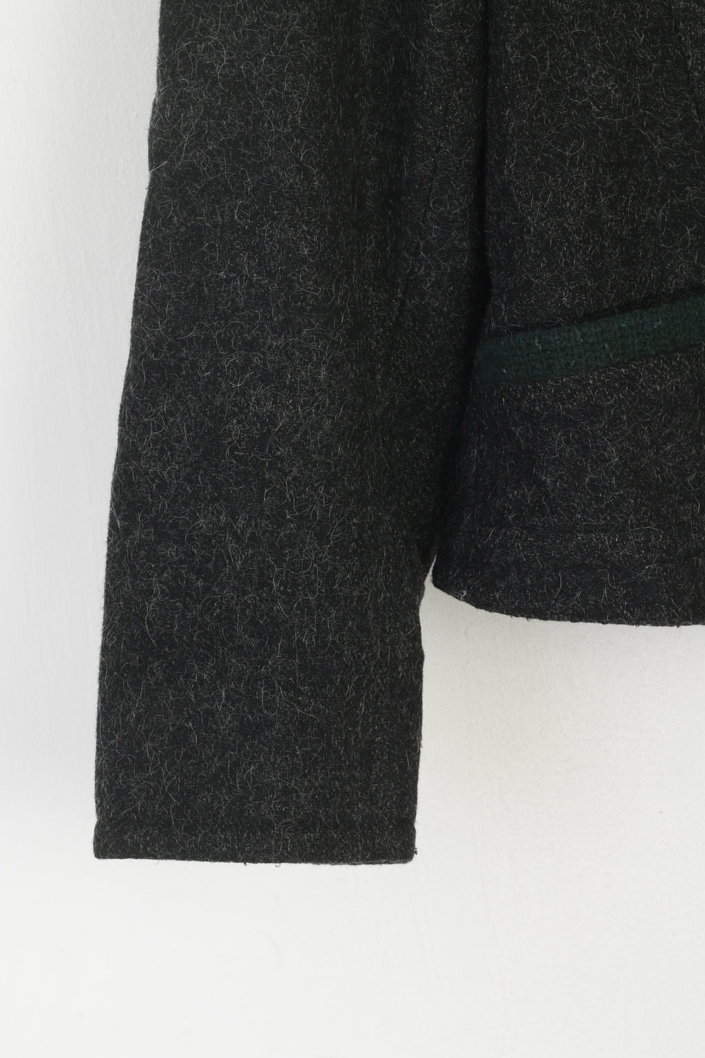 Alphorn Trachtenmode Donna 40 M Blazer Grigio Lana Tirolo Austria Giacca corta