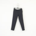 Strellson Men 32 Elegant Trousers Navy Dark Striped Wool Classic Crotch Pants