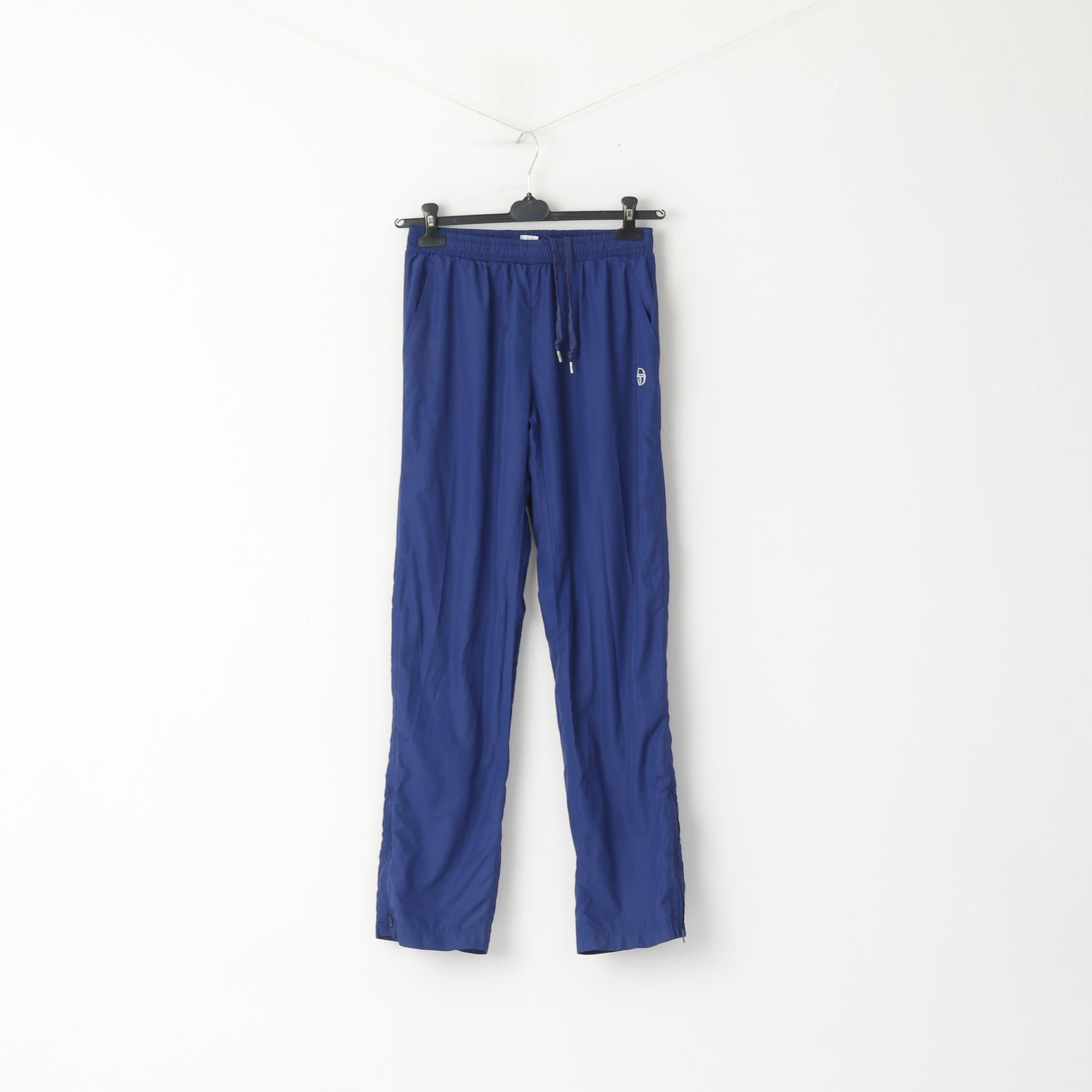 Sergio Tacchini Women M Trousers Navy Sportswear Active Track Bottoms