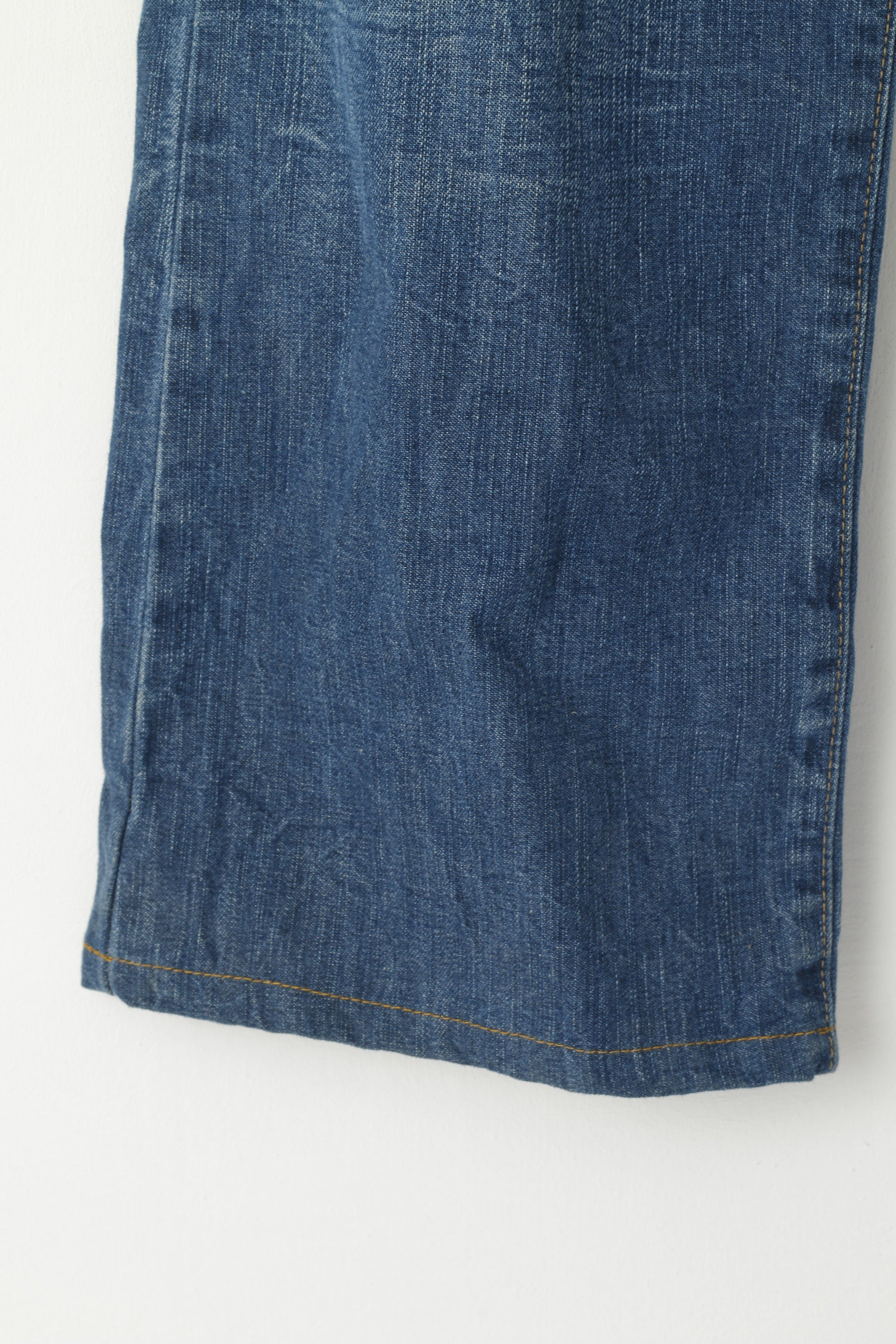 Armani Jeans Men 31 Jeans Trousers Navy Cotton Denim Made in Italy Pants