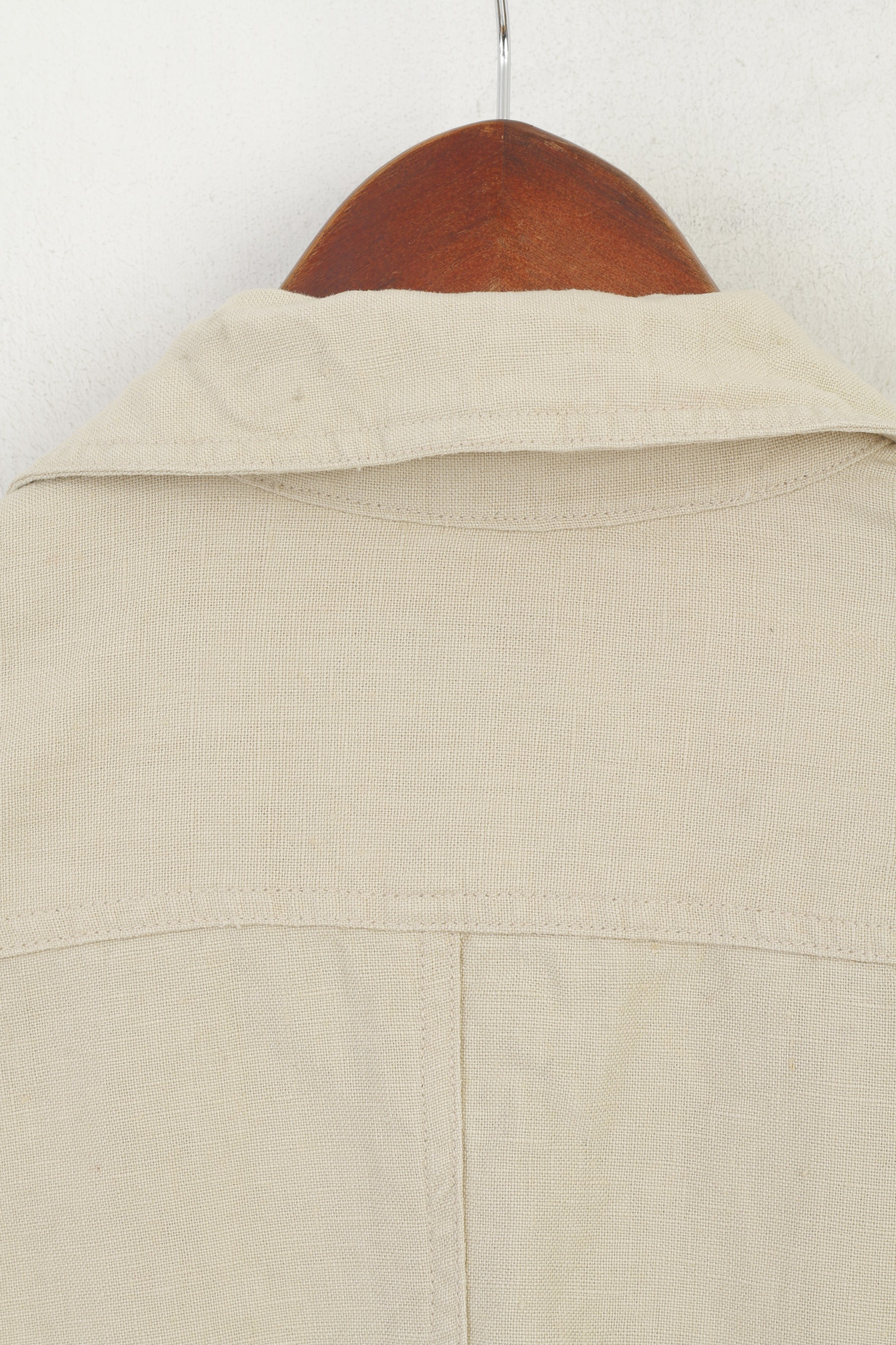 Yumi Mazao Femme 40 S Veste Beige vintage 100% Lin Norah Blazer