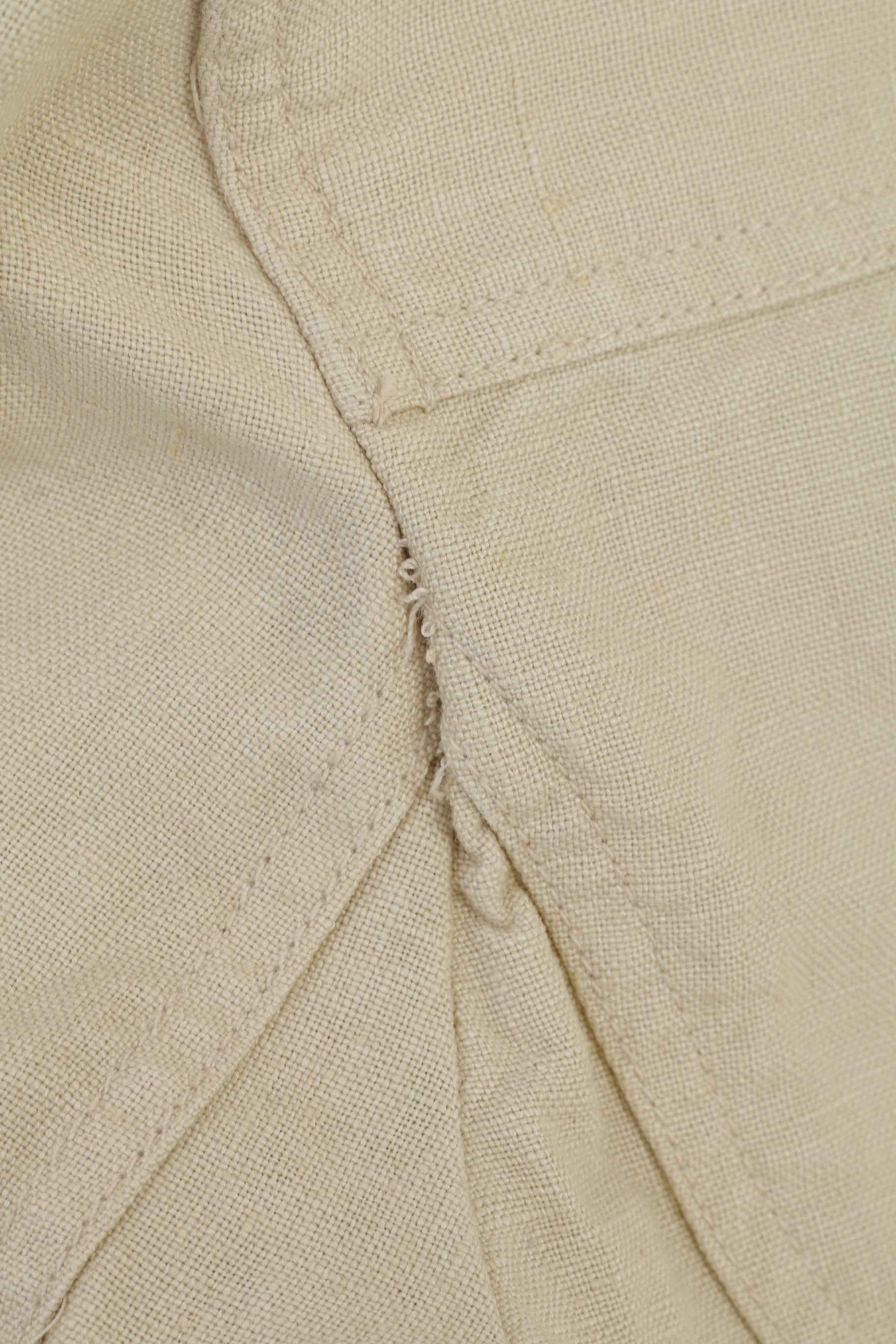 Yumi Mazao Femme 40 S Veste Beige vintage 100% Lin Norah Blazer