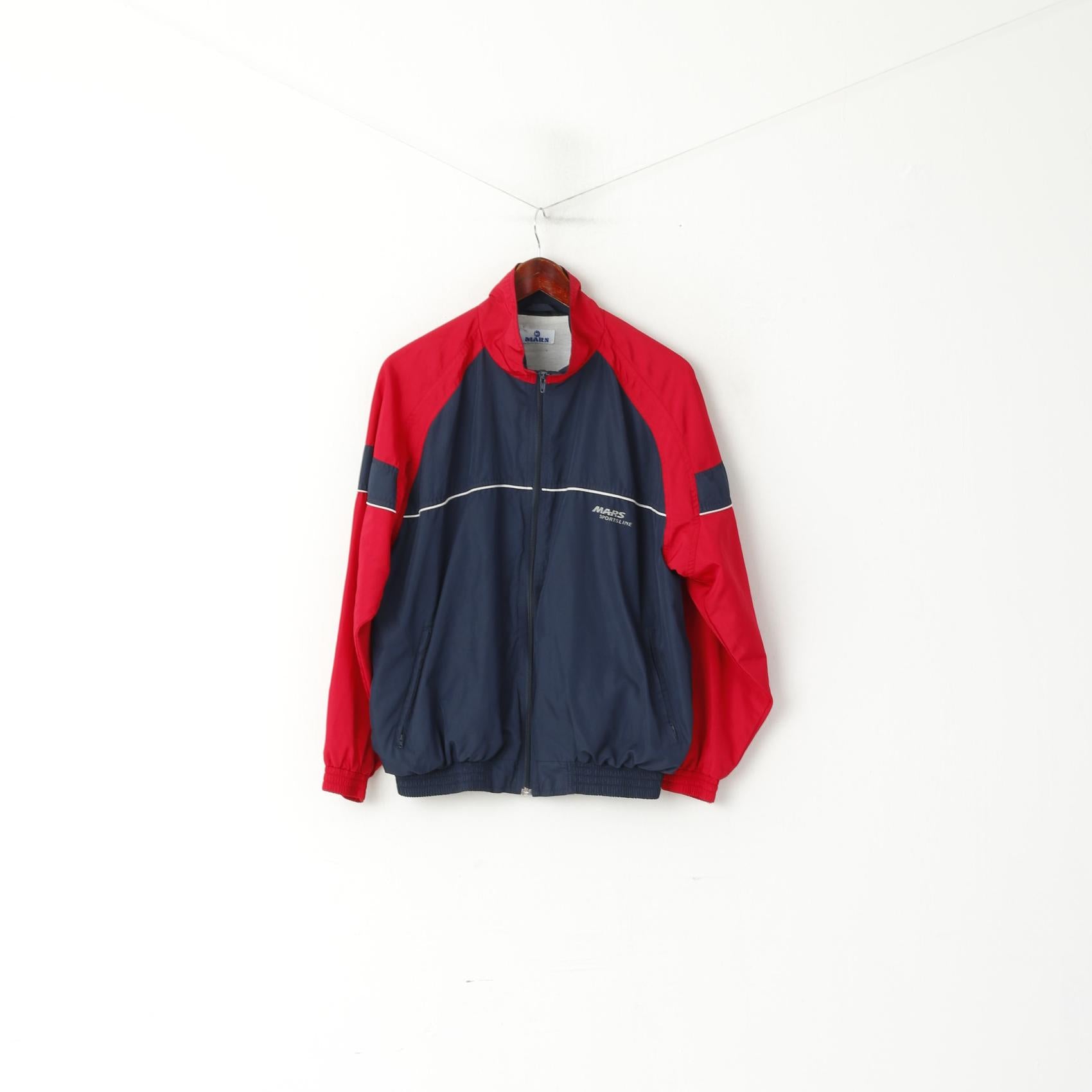 Mars Sportsline Femmes 36 S Veste Marine Vintage Bomber Zippé Haut De Survêtement