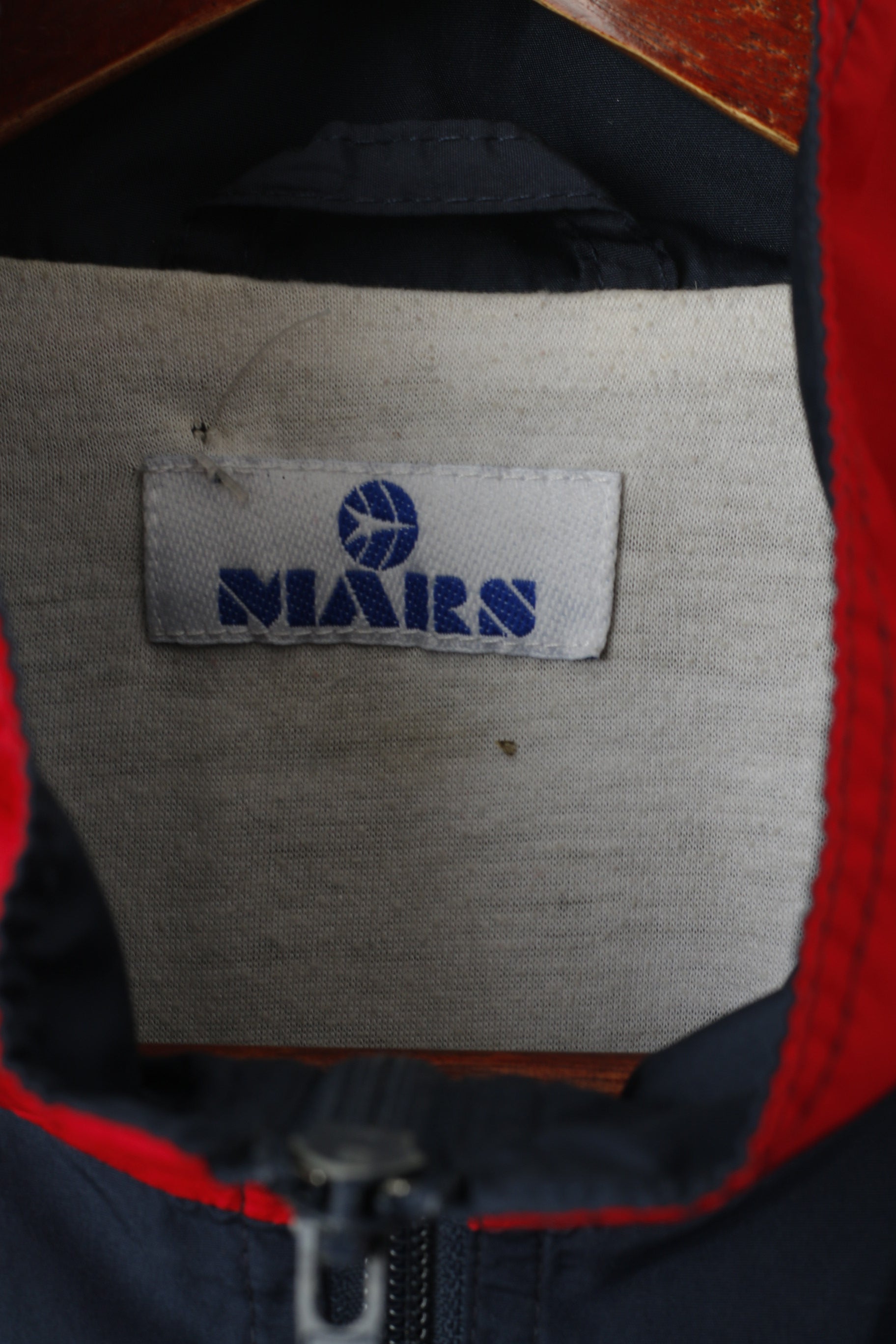 Mars Sportsline Femmes 36 S Veste Marine Vintage Bomber Zippé Haut De Survêtement