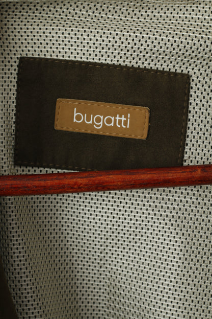 Bugatti Men 54 L Jacket Green Lightweight Casual Full Zipper Classic Top