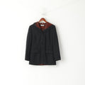 Toffs Femmes 12 38 M Blazer Sport Noir À Capuche Sport Viaggio Del Mondo Veste Simple Boutonnage