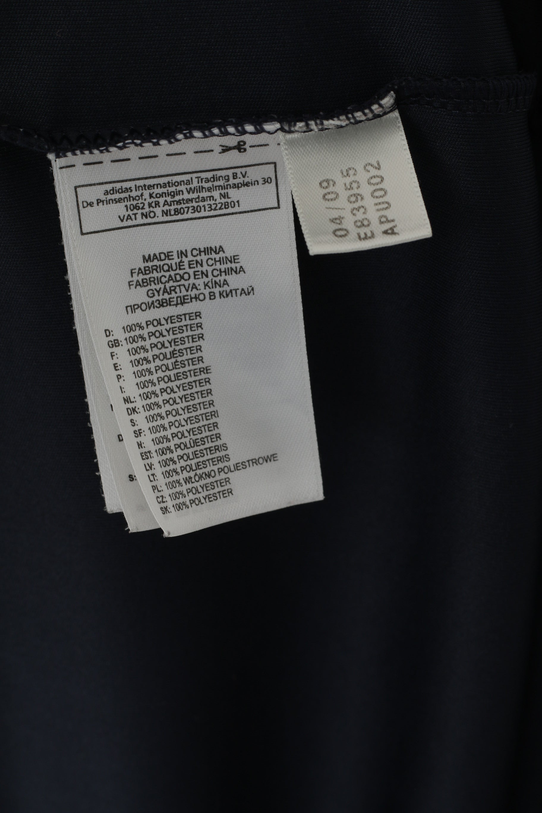 Maglia da uomo Adidas Navy Chelsea Football Club 2009 Maglia da allenamento di calcio