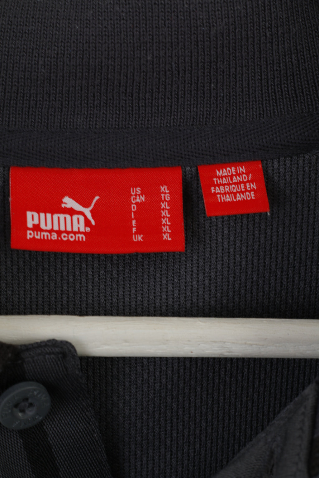 Polo Puma Uomo XL Grigia Malmö FF Calcio Maglia Svezia