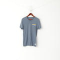 Nike Men S Shirt Navy Cotton Vintage Pocket Sportswear Slim Fit Top