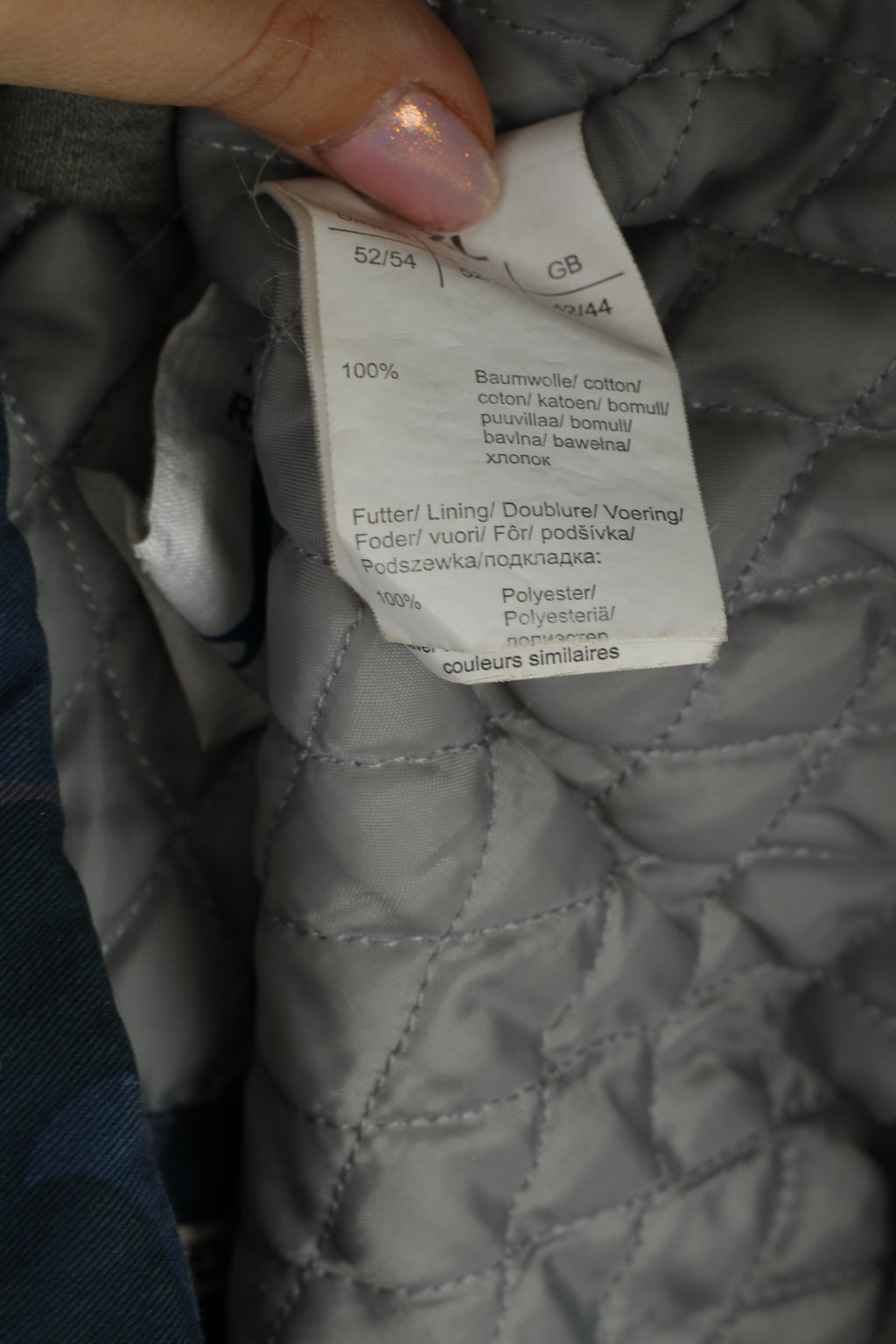 Nangaparbat Experience Men XL Jacket Blue Moro Cotton Padded Outdoor Top