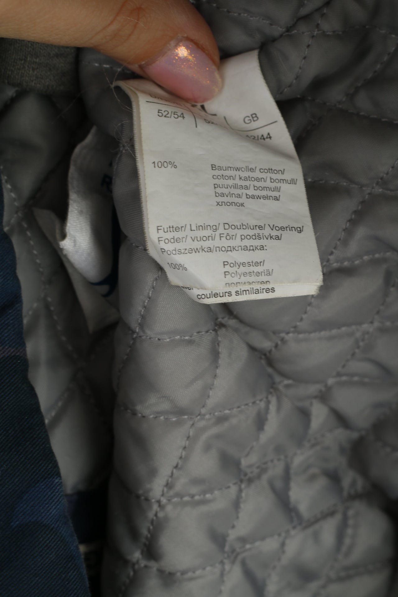 Nangaparbat Experience Men XL Jacket Blue Moro Cotton Padded Outdoor Top