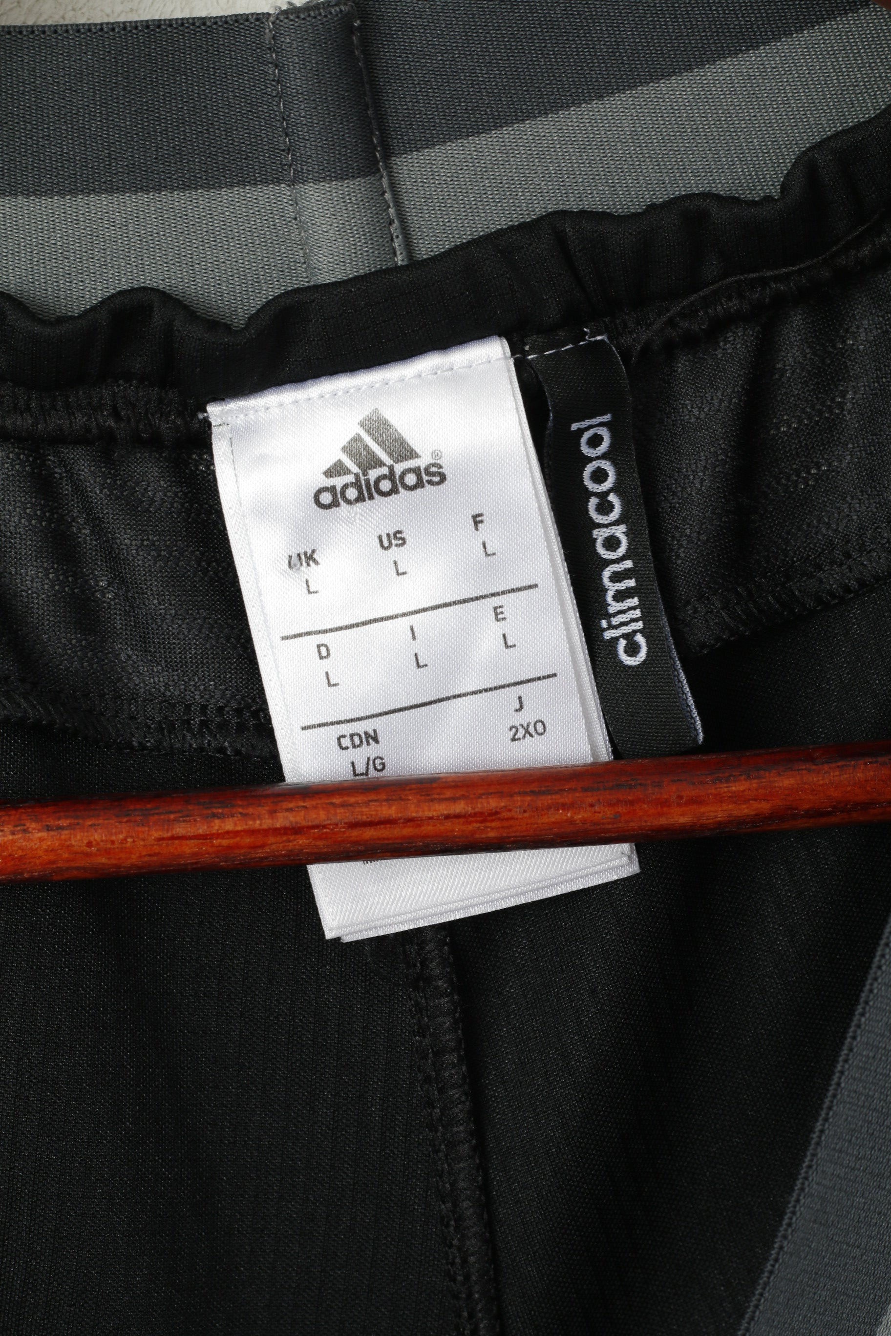 Adidas Homme L Short Noir Mince Sportswear Entraînement Adizero Climacool Transparent