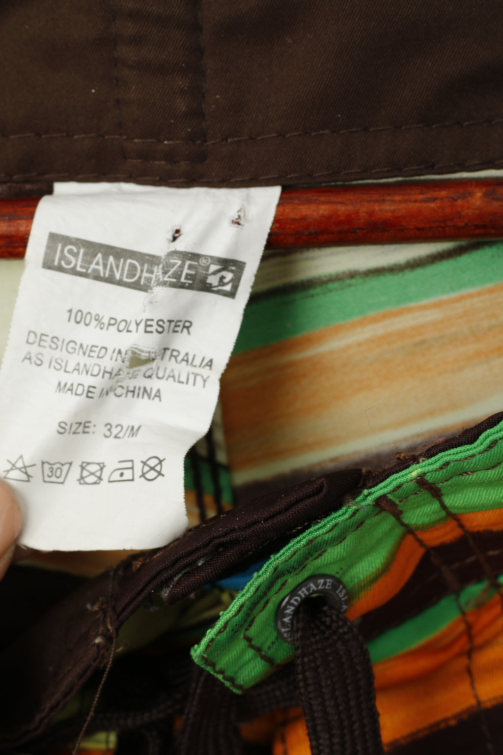 Islandhaze Uomo 32 M Pantaloncini Bermuda estivi da spiaggia a righe multicolori