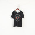 Starworld hommes XL (L) chemise noir coton AC DC Europe 2009 noir Ice Tour haut