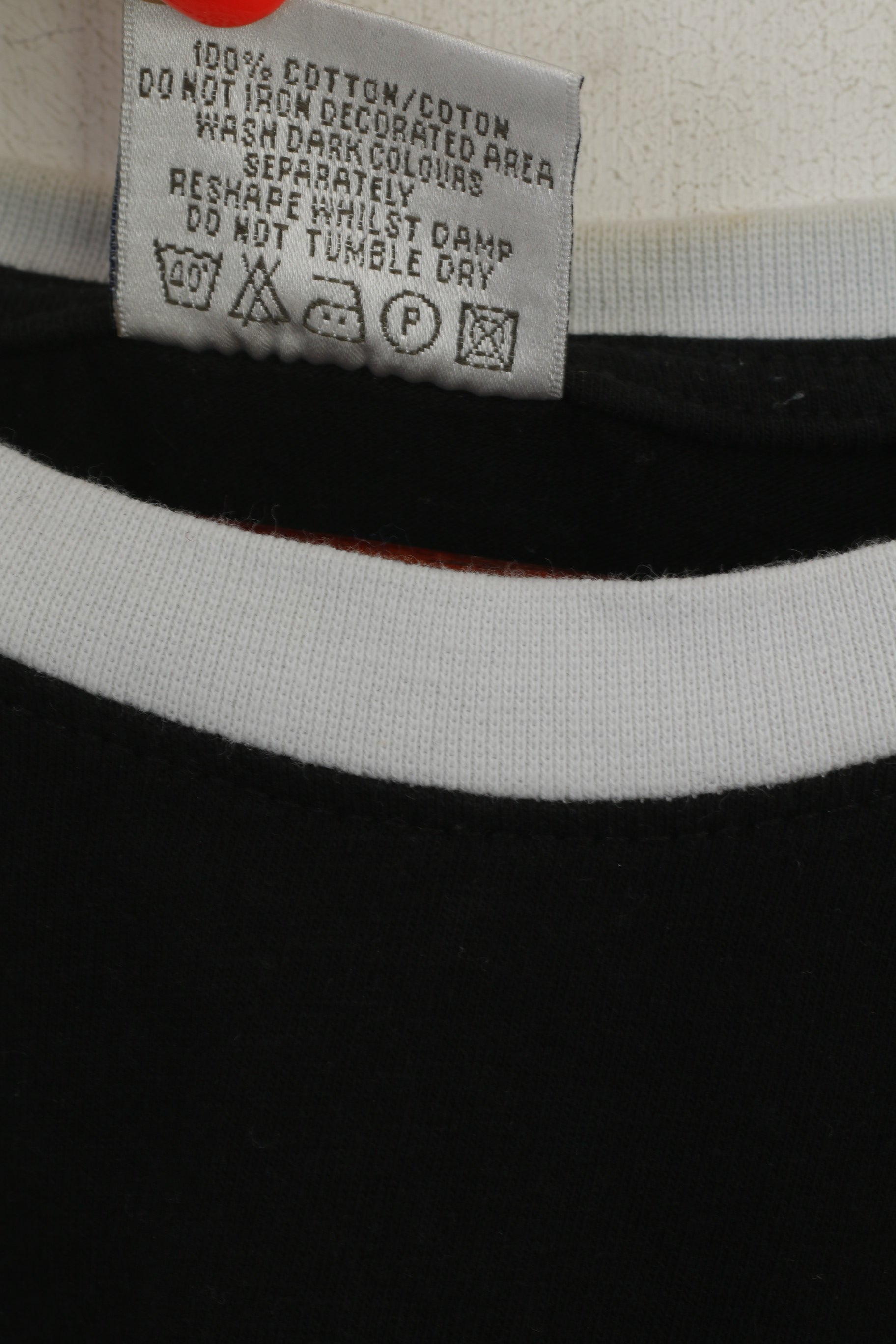 Starworld Men XL (L) Shirt Black Cotton  AC DC Europe 2009 Black Ice Tour Top